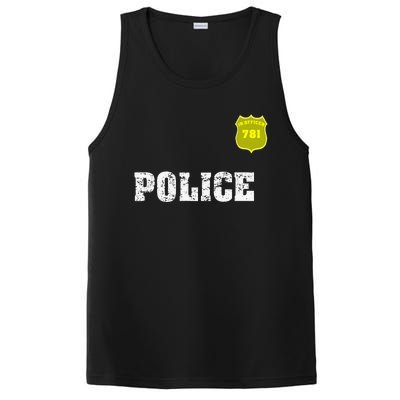 Police Officer Halloween For Costume PosiCharge Competitor Tank