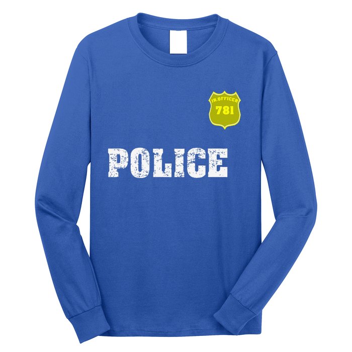 Police Officer Halloween For Costume Long Sleeve Shirt