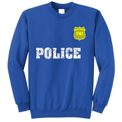 Police Officer Halloween For Costume Sweatshirt