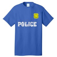 Police Officer Halloween For Costume Tall T-Shirt