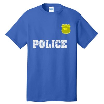 Police Officer Halloween For Costume Tall T-Shirt