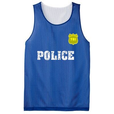 Police Officer Halloween For Costume Mesh Reversible Basketball Jersey Tank