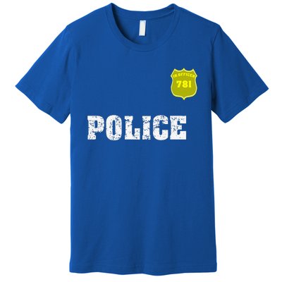 Police Officer Halloween For Costume Premium T-Shirt