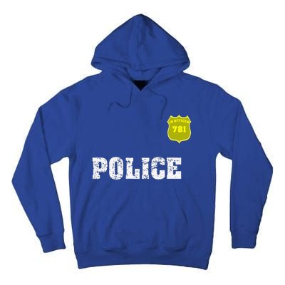 Police Officer Halloween For Costume Tall Hoodie