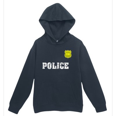 Police Officer Halloween For Costume Urban Pullover Hoodie