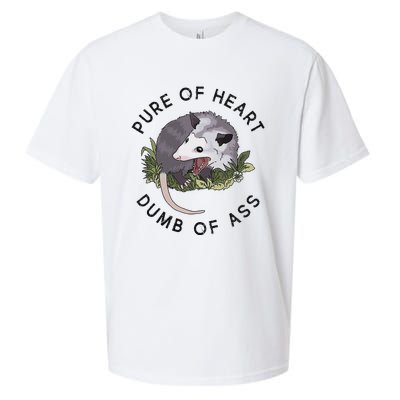 Pure Of Heart Dumb Of Ass Funny Sayings Fantasy Sueded Cloud Jersey T-Shirt