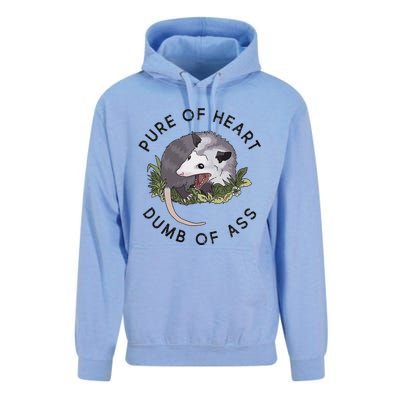 Pure Of Heart Dumb Of Ass Funny Sayings Fantasy Unisex Surf Hoodie