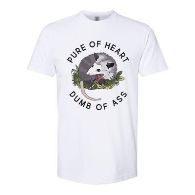 Pure Of Heart Dumb Of Ass Funny Sayings Fantasy Softstyle CVC T-Shirt