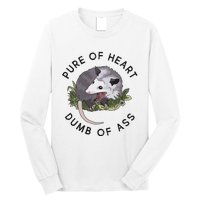 Pure Of Heart Dumb Of Ass Funny Sayings Fantasy Long Sleeve Shirt