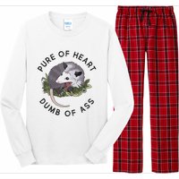 Pure Of Heart Dumb Of Ass Funny Sayings Fantasy Long Sleeve Pajama Set