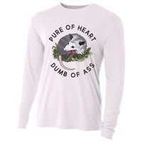 Pure Of Heart Dumb Of Ass Funny Sayings Fantasy Cooling Performance Long Sleeve Crew