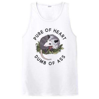 Pure Of Heart Dumb Of Ass Funny Sayings Fantasy PosiCharge Competitor Tank