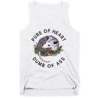 Pure Of Heart Dumb Of Ass Funny Sayings Fantasy Tank Top