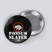 Possum Opossum Hunting Button