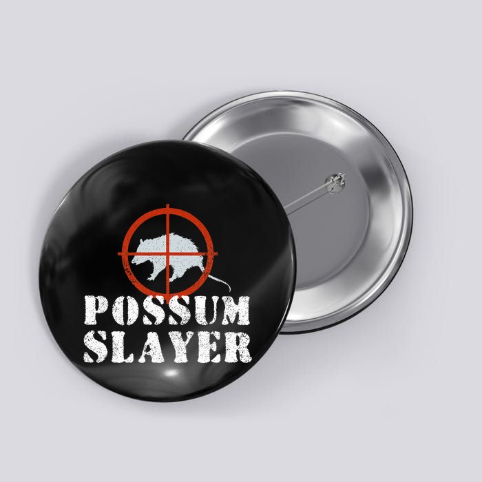 Possum Opossum Hunting Button