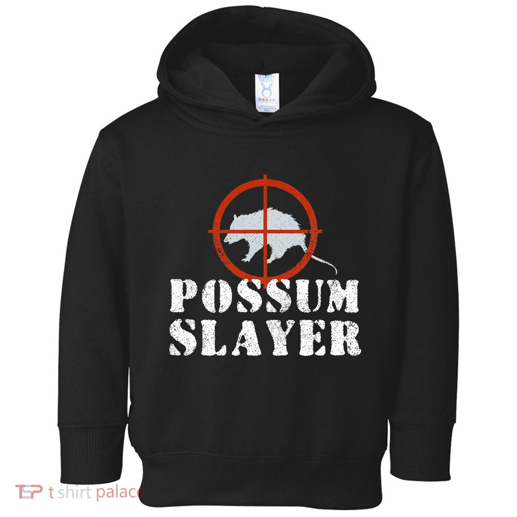Possum Opossum Hunting Toddler Hoodie