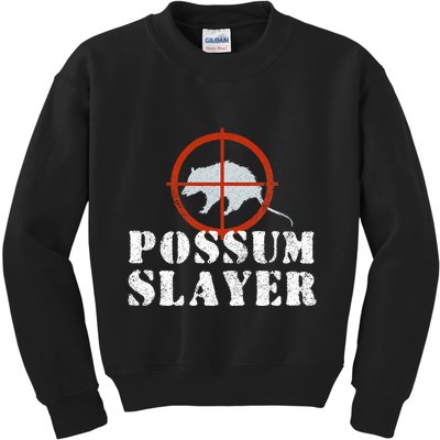 Possum Opossum Hunting Kids Sweatshirt