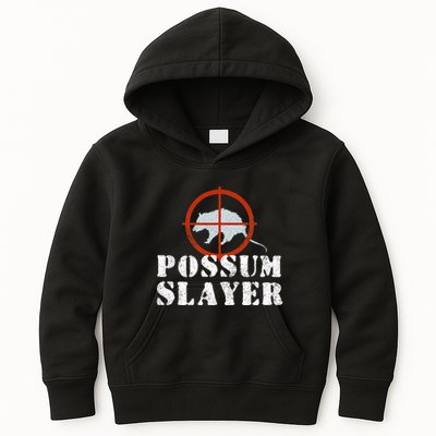 Possum Opossum Hunting Kids Hoodie