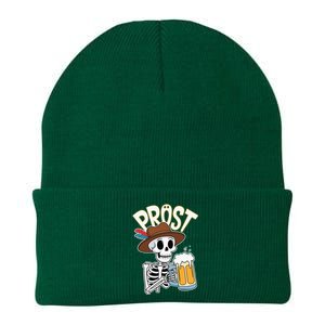 Prost Oktoberfest Halloween Skeleton Knit Cap Winter Beanie