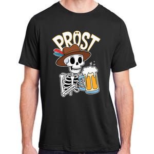 Prost Oktoberfest Halloween Skeleton Adult ChromaSoft Performance T-Shirt