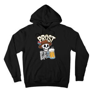 Prost Oktoberfest Halloween Skeleton Tall Hoodie