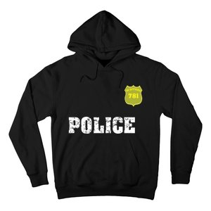 Police Officer Halloween Costume Hoodie