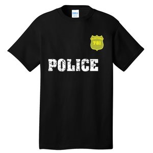 Police Officer Halloween Costume Tall T-Shirt