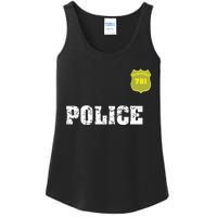 Police Officer Halloween Costume Ladies Essential Tank