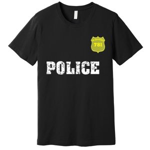 Police Officer Halloween Costume Premium T-Shirt