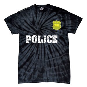 Police Officer Halloween Costume Tie-Dye T-Shirt