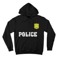 Police Officer Halloween Costume Tall Hoodie