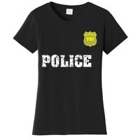 Police Officer Halloween Costume Women's T-Shirt