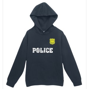 Police Officer Halloween Costume Urban Pullover Hoodie