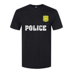 Police Officer Halloween Costume Softstyle CVC T-Shirt