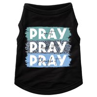 Pray On It Pray Over It Pray Through It Leopard Christian Doggie Tank