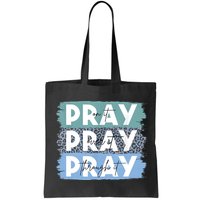 Pray On It Pray Over It Pray Through It Leopard Christian Bag