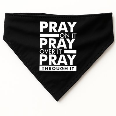 Pray On It USA-Made Doggie Bandana