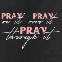 Pray On It Pray Over It Pray Through It Christian Jesus Golf Towel