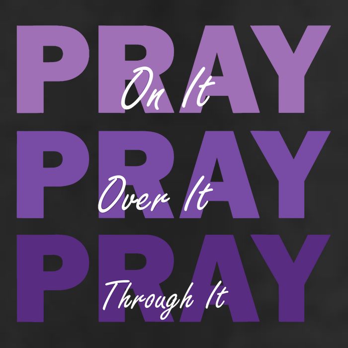 Pray On It Pray Over It Pray Through It Christian Faith Adult Drive Performance Visor