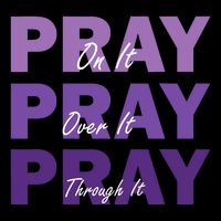 Pray On It Pray Over It Pray Through It Christian Faith Wool Snapback Cap