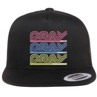 Pray On It Pray Over It Pray Through It Faith Based Flatbill Hat