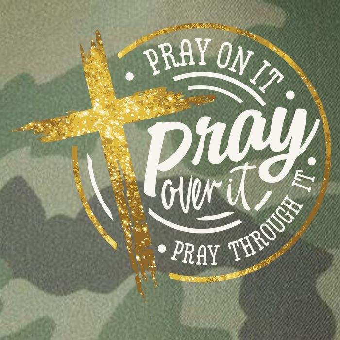 Pray On It Pray Over It Pray Through It Christian Legacy Tie Dye Trucker Hat