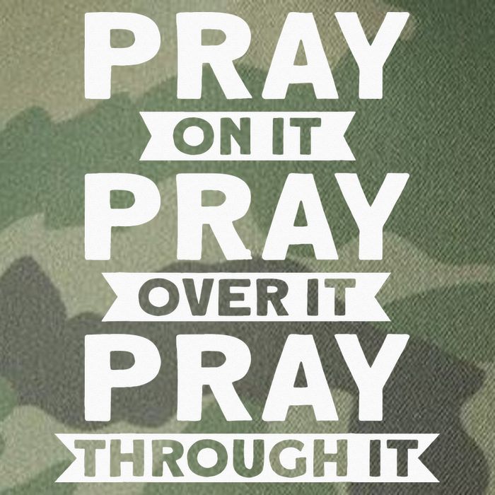 Pray On It Pray Over It Pray Through It Christian Legacy Tie Dye Trucker Hat