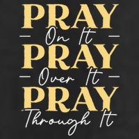 Pray On It Pray Over It Pray Through It Christian Religious Beanie