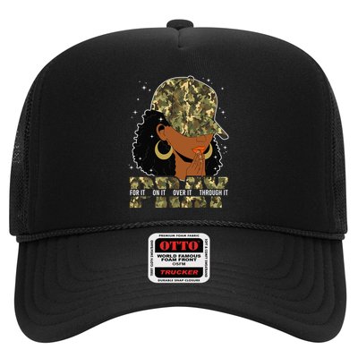 Pray On It Pray Over It Black Woman Afro Christian Sayings Trucker Hat