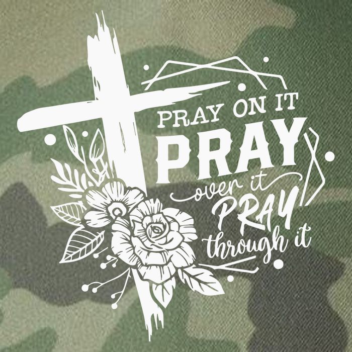 Pray On It Pray Over It Pray Through It Legacy Tie Dye Trucker Hat