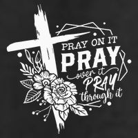 Pray On It Pray Over It Pray Through It 25L Jumbo Tote