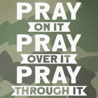 Pray On It Pray Over It Pray Through It Christian Legacy Tie Dye Trucker Hat