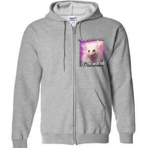 Possum Opossum I’M Not Like Other Girl I’M Worse Full Zip Hoodie