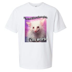 Possum Opossum I’M Not Like Other Girl I’M Worse Sueded Cloud Jersey T-Shirt